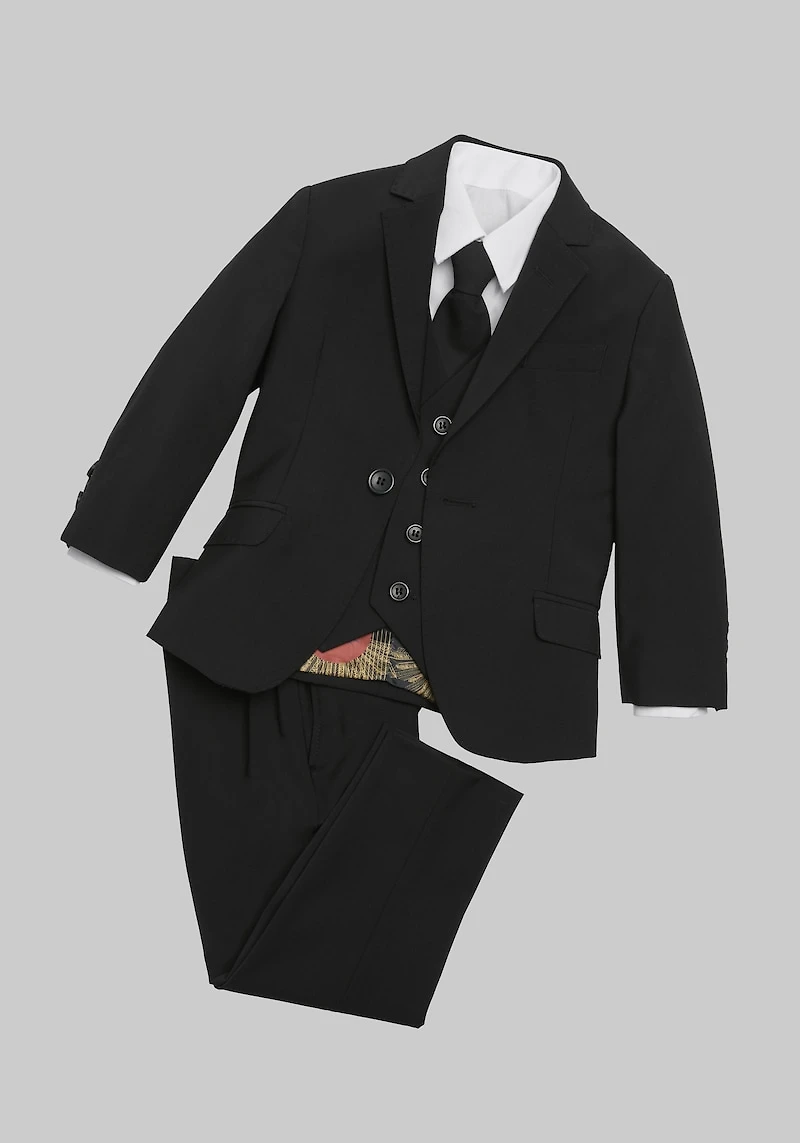 Men's Cleo By Peanut Butter Collection Slim Fit Luxor 5-Piece Suit Set at Jos. A. Bank, Black