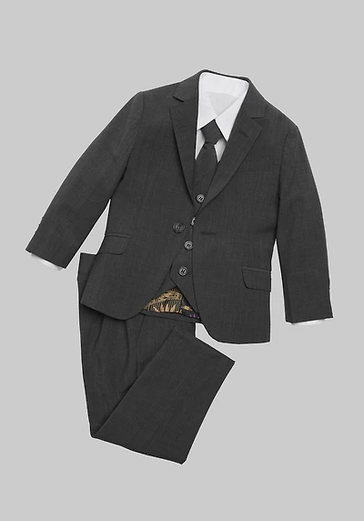 Men's Cleo By Peanut Butter Collection Slim Fit Luxor 5-Piece Suit Set at Jos. A. Bank, Charcoal/Grey