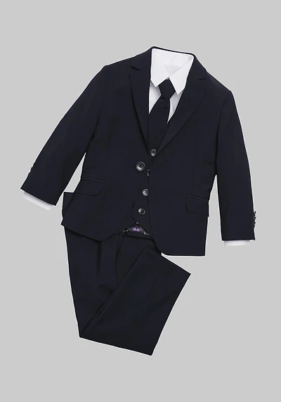 Men's Cleo By Peanut Butter Collection Slim Fit Luxor 5-Piece Suit Set at Jos. A. Bank, Blue/Dark Navy