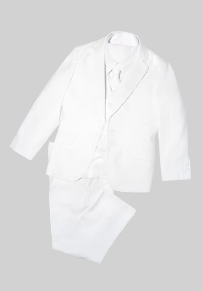 Men's Oasis Linen Blend 5-Piece Suit at Jos. A. Bank, Cream/White