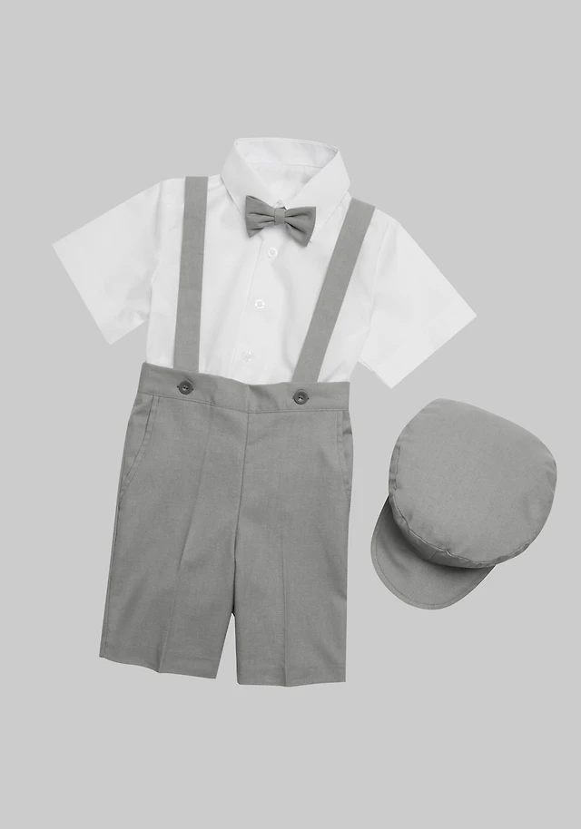 Peanut Butter Collection Eton 5-Piece Toddler Boys Shorts Suit Set at Jos. A. Bank, Grey