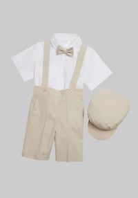 Men's Peanut Butter Collection Slim Fit Eton 5-Piece Shorts Suit Set at Jos. A. Bank, Tan,