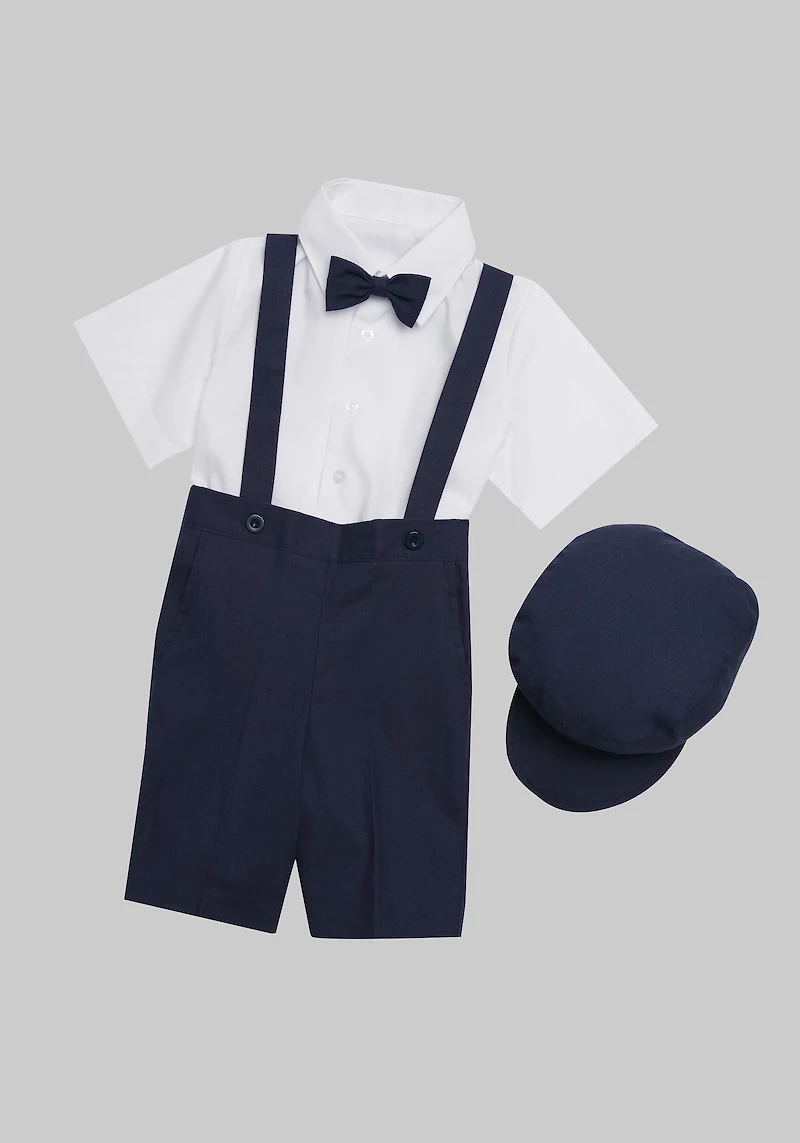 Men's Peanut Butter Collection Slim Fit Eton 5-Piece Shorts Suit Set at Jos. A. Bank, Blue