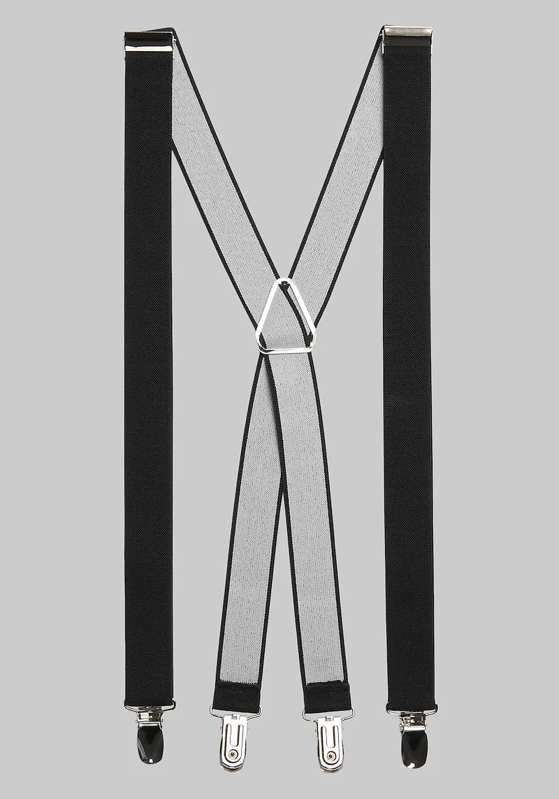 Men's Jos. A. Bank 25mm Skinny Suspenders at Jos. A. Bank, Black,