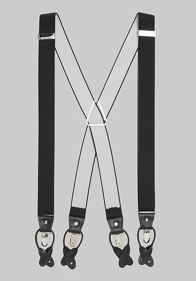 Men's Jos. A. Bank Convertible Suspenders - Long at Jos. A. Bank, Black,