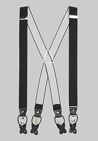 Men's Jos. A. Bank Convertible Suspenders - Long at Jos. A. Bank, Black,