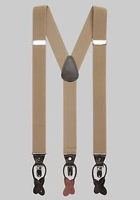 Men's Jos. A. Bank Textured Chevron Convertible Suspenders at Jos. A. Bank, Light Tan,
