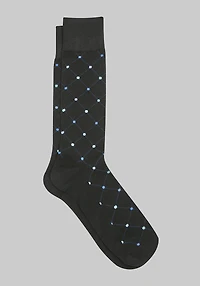 Men's Jos. A. Bank Diamond Dot Socks at Jos. A. Bank, Black,