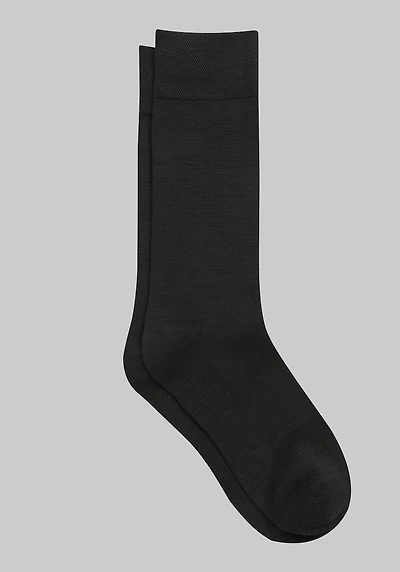 Men's Jos. A. Bank Solid Performance Dress Socks at Jos. A. Bank, Black,