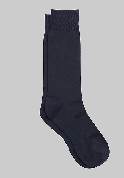 Men's Jos. A. Bank Solid Performance Dress Socks at Jos. A. Bank, Blue/Navy,
