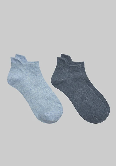 Men's Jos. A. Bank Low Cut Compression Socks, 2-Pack at Jos. A. Bank, Blue,