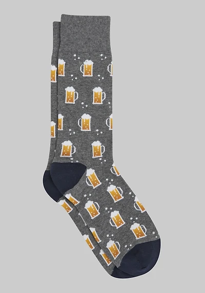 Men's Jos. A. Bank Beer Socks at Jos. A. Bank, Grey,