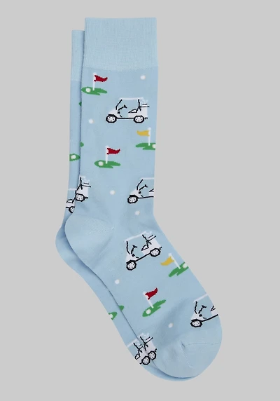 Men's Jos. A. Bank Golf Cart Socks at Jos. A. Bank, Light Blue,
