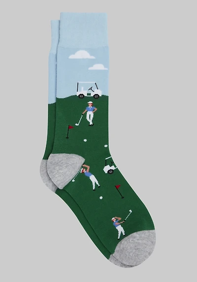 Men's Jos. A. Bank Golf Course Socks at Jos. A. Bank, Green,
