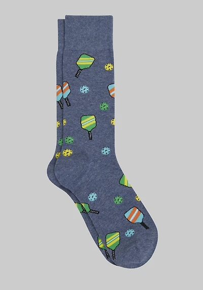 Men's Jos. A. Bank Pickleball Socks at Jos. A. Bank, Blue/Navy Heather,