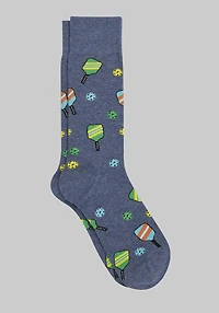 Men's Jos. A. Bank Pickleball Socks at Jos. A. Bank, Blue/Navy Heather,