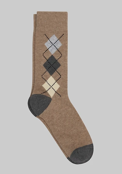 Men's Jos. A. Bank Argyle Socks at Jos. A. Bank, Tan,