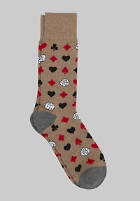 Men's Jos. A. Bank Gambling Socks at Jos. A. Bank, Tan,