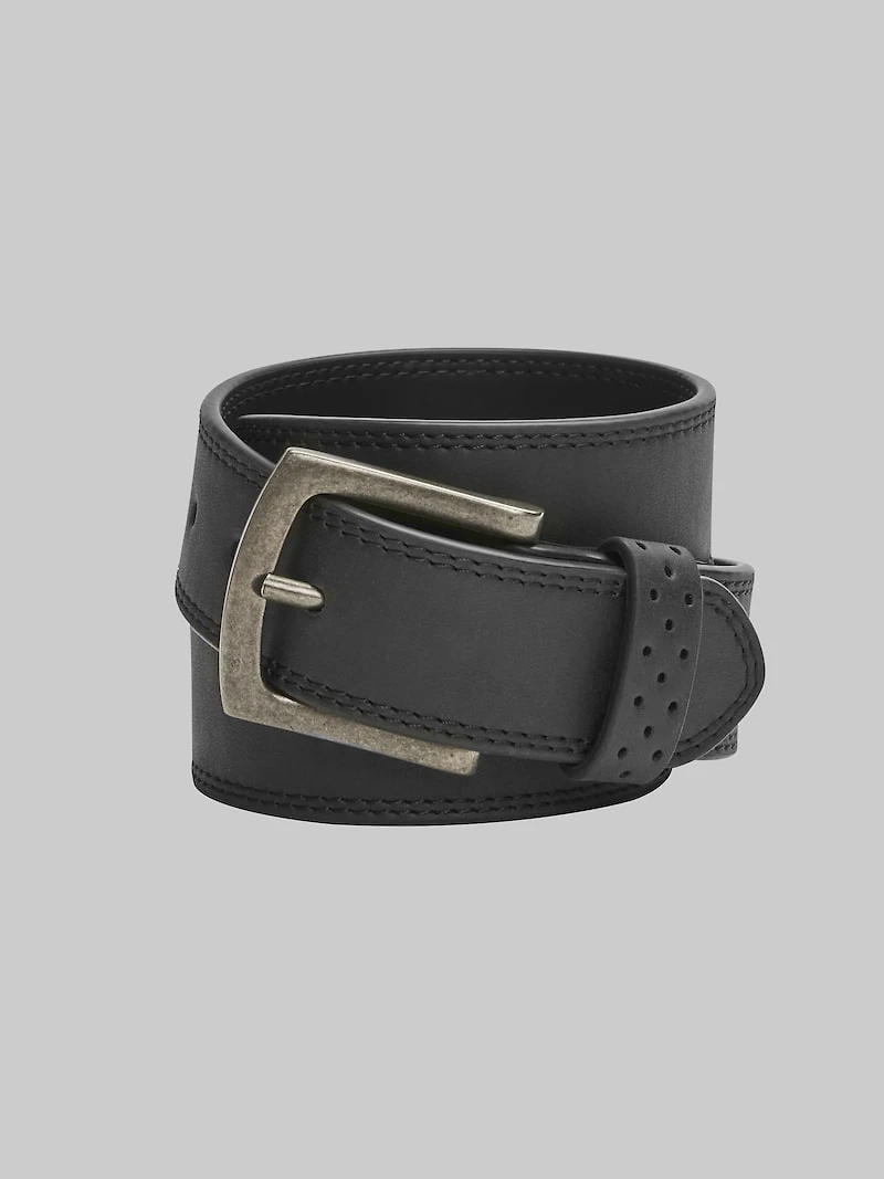 Men's Florsheim Newtown 40mm Leather Belt at Jos. A. Bank, Black