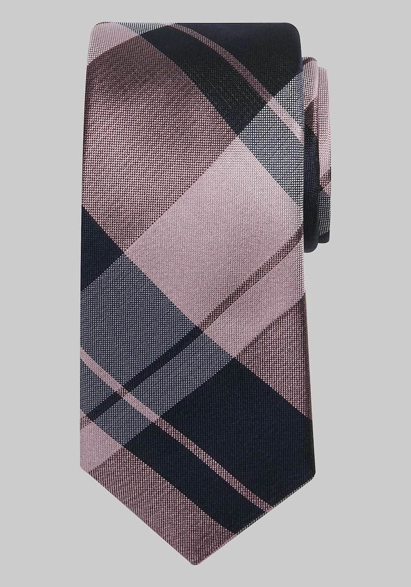 Men's Jos. A. Bank Simple Plaid Tie at Jos. A. Bank, Pink,
