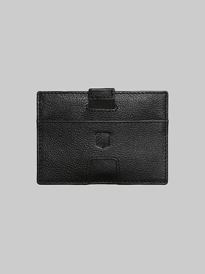 Men's Jos. A. Bank Card Case With Pull Tab at Jos. A. Bank, Black,