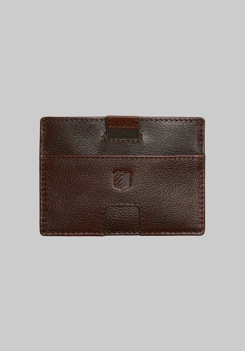 Men's Jos. A. Bank Card Case With Pull Tab at Jos. A. Bank, Tan,