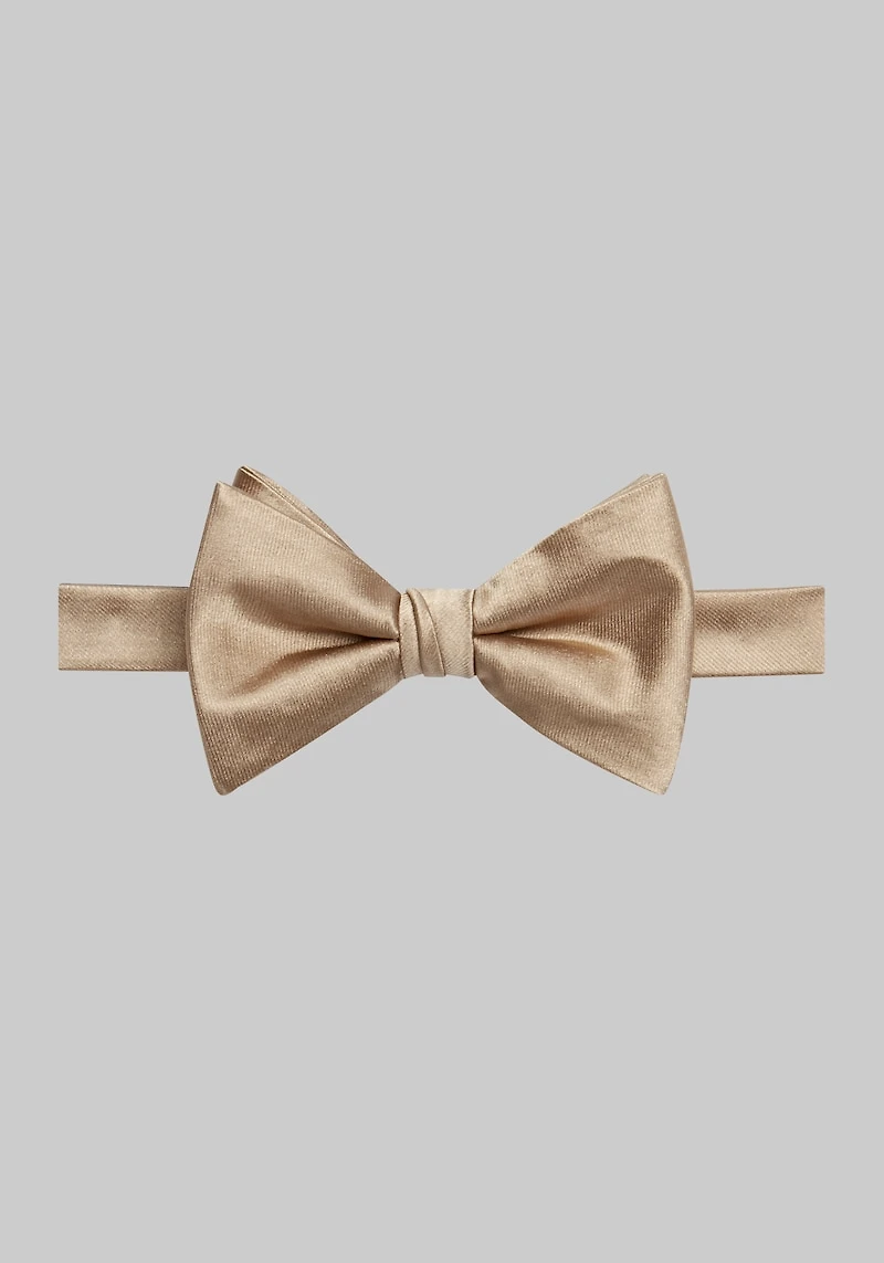Men's Jos. A. Bank Solid Pre-Tied Bow Tie at Jos. A. Bank, Tan,