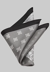 Men's Jos. A. Bank Classic Quadrant Pocket Square at Jos. A. Bank, Black,
