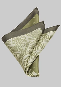 Men's Jos. A. Bank Classic Quadrant Pocket Square at Jos. A. Bank, Green,