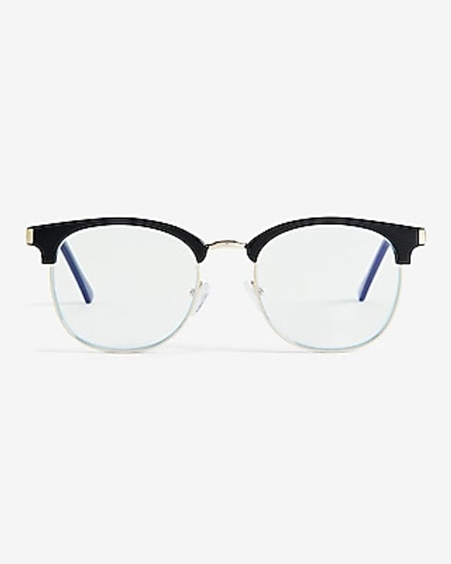 Express Blue Light Browline Glasses