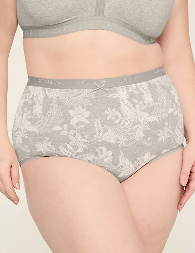 Cotton High-Waist Brief Panty