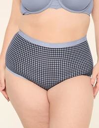 Cotton High-Waist Brief Panty