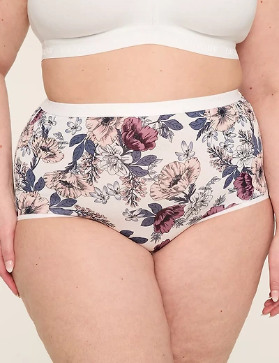 Cotton High-Waist Brief Panty