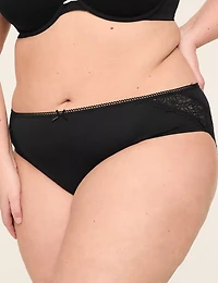 Cotton Hipster Lace-Back Panty