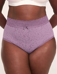 Stretch Lace High-Leg Brief Panty