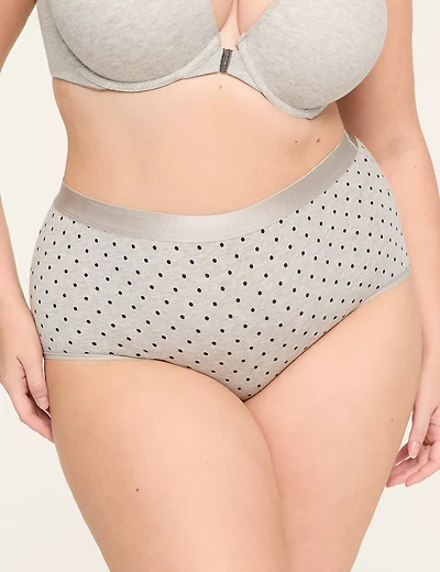 Cotton Full Brief Panty With Wide Waistband