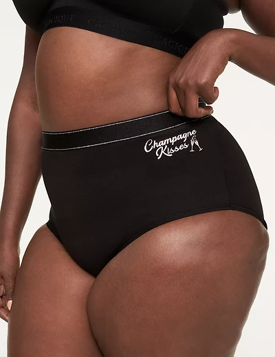 Cotton Full Brief Panty With Wide Waistband