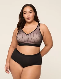 Cotton Unlined No-Wire Bra