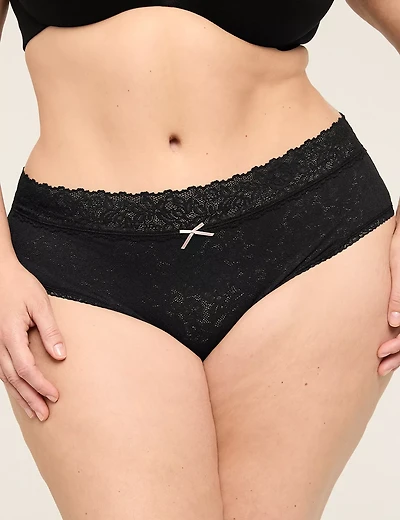 Stretch Lace Hipster Panty