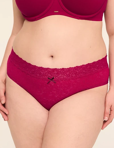 Stretch Lace Hipster Panty