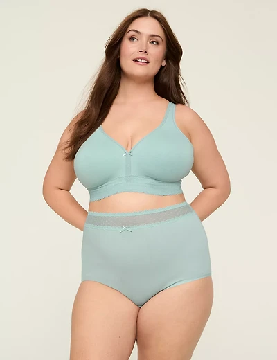 Cotton Lightly Lined No-Wire Bra