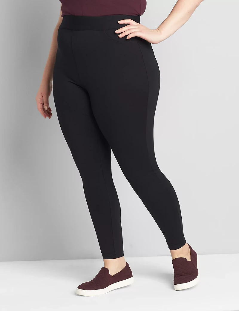 Ponte Pull-On High-Rise Legging