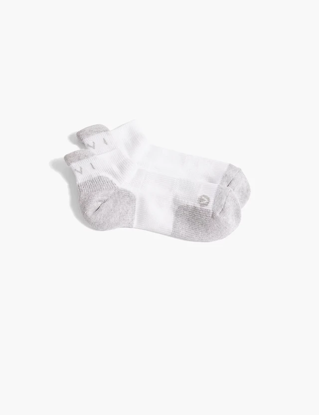 LIVI Wicking White & Grey Socks