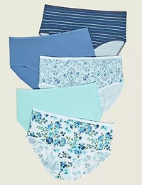 Cotton High-Leg Brief Panty