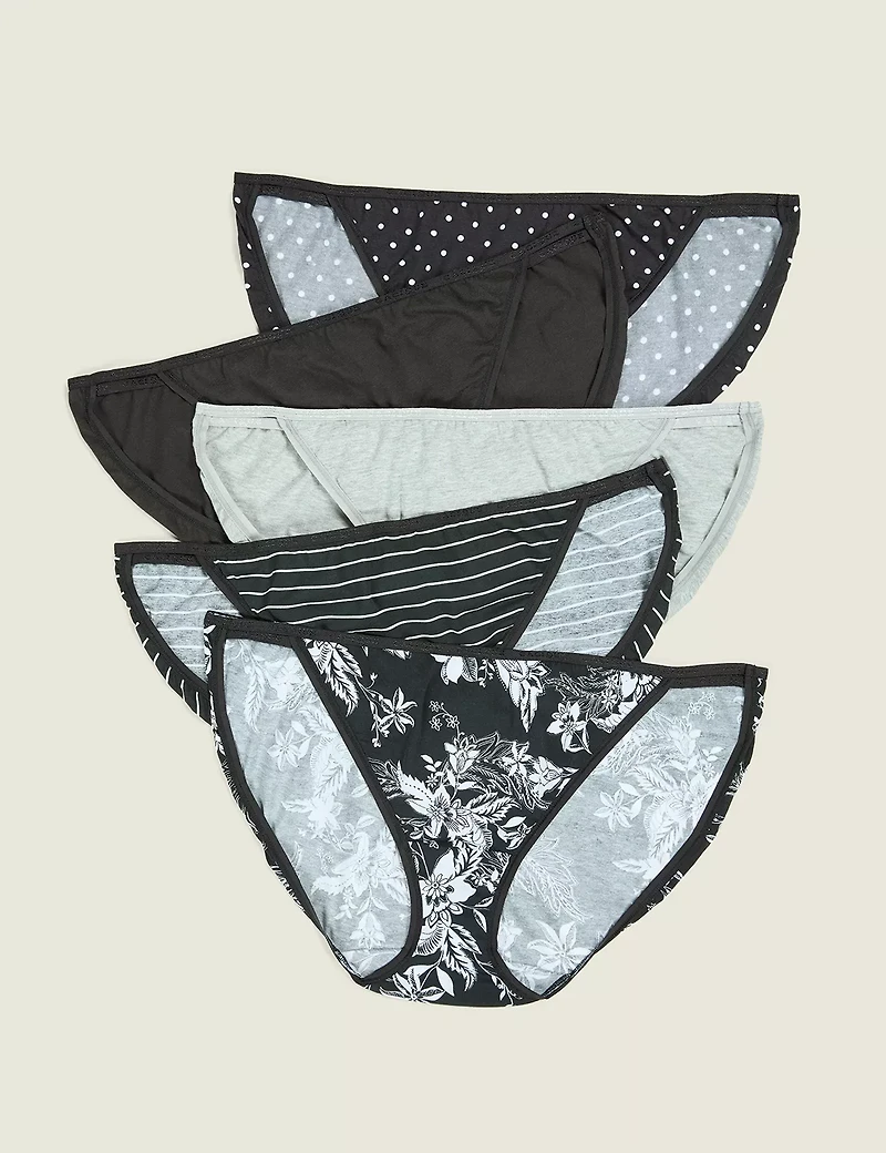 Cotton Double-String Bikini Panty