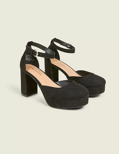 Dream Cloud Closed-Toe Platform Block Heel