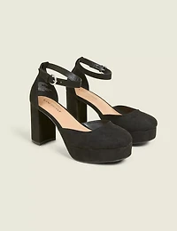 Dream Cloud Closed-Toe Platform Block Heel