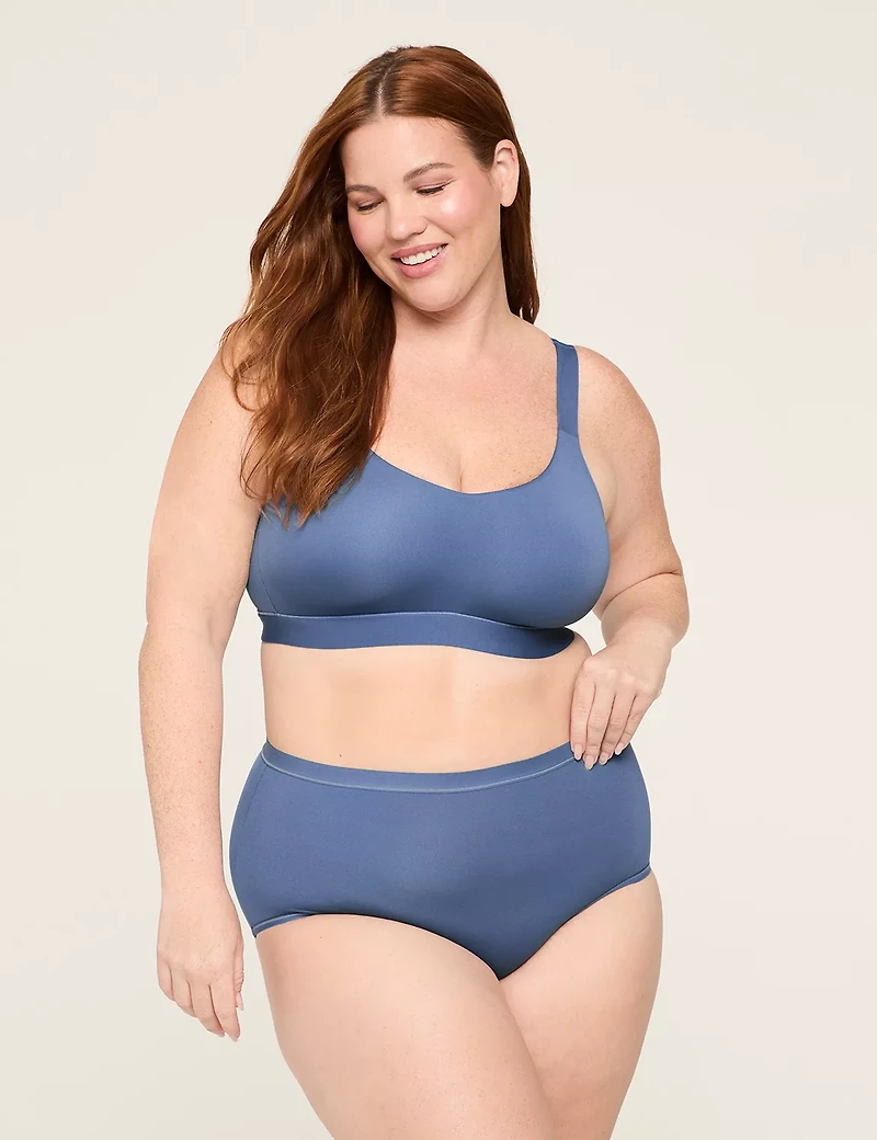 Comfort Bliss Lightly Lined No-Wire Scoop Neck Bra