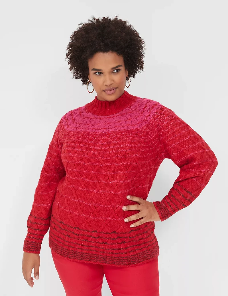 Cable Knit Lane Bryant Plus Size Sweaters Lane Bryant Cable Open