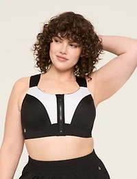 LIVI Max Support Comfort Zip-Front Sports Bra